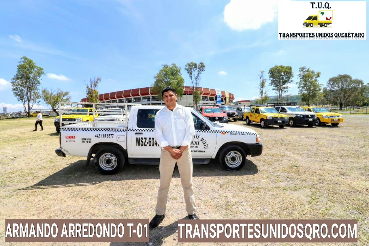 T01 armando arredondo taxi mixto queretaro | Carga Ligera | Fletes y mudanzas