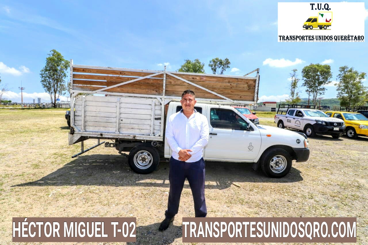 T02 Hector Miguel taxi mixto queretaro | Carga Ligera | Fletes y mudanzas