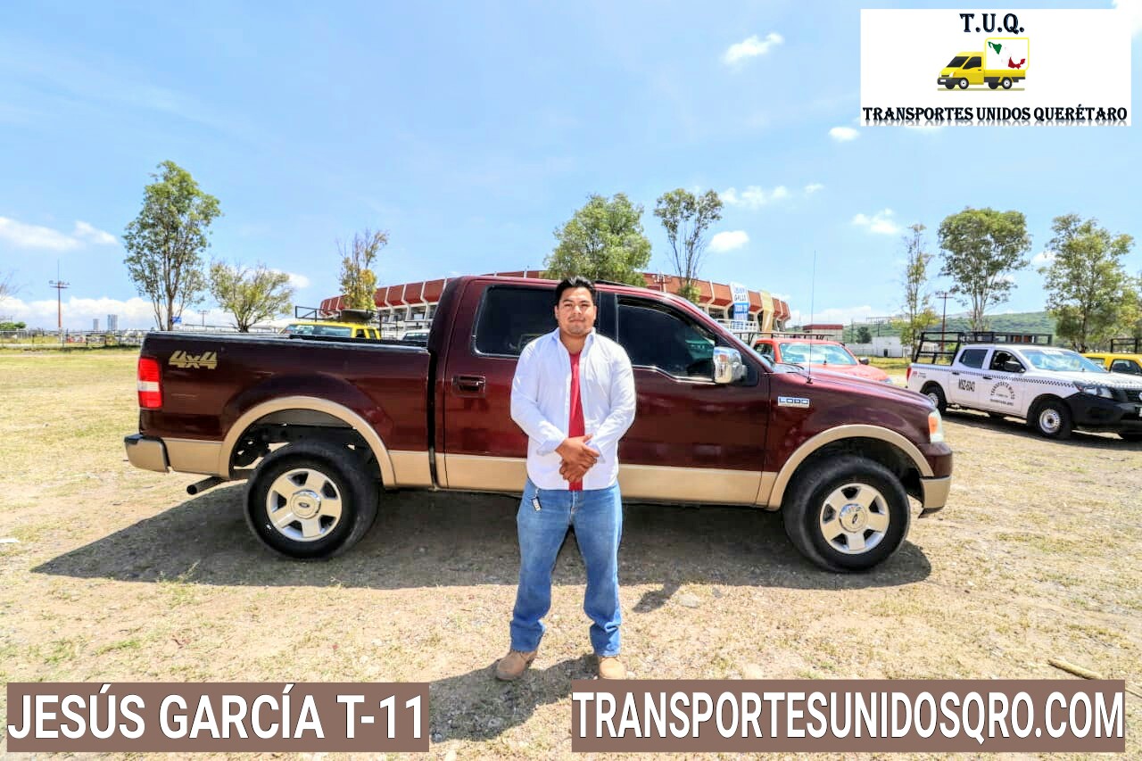 T11 Jesus Garcia Taxi Mixto Queretaro | Carga Ligera | Fletes y mudanzas