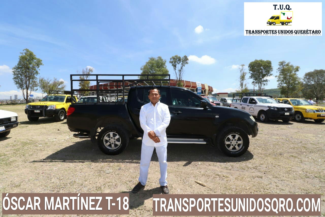 T18 Oscar Martinez Taxi Mixto Queretaro | | Carga Ligera | Fletes y mudanzas