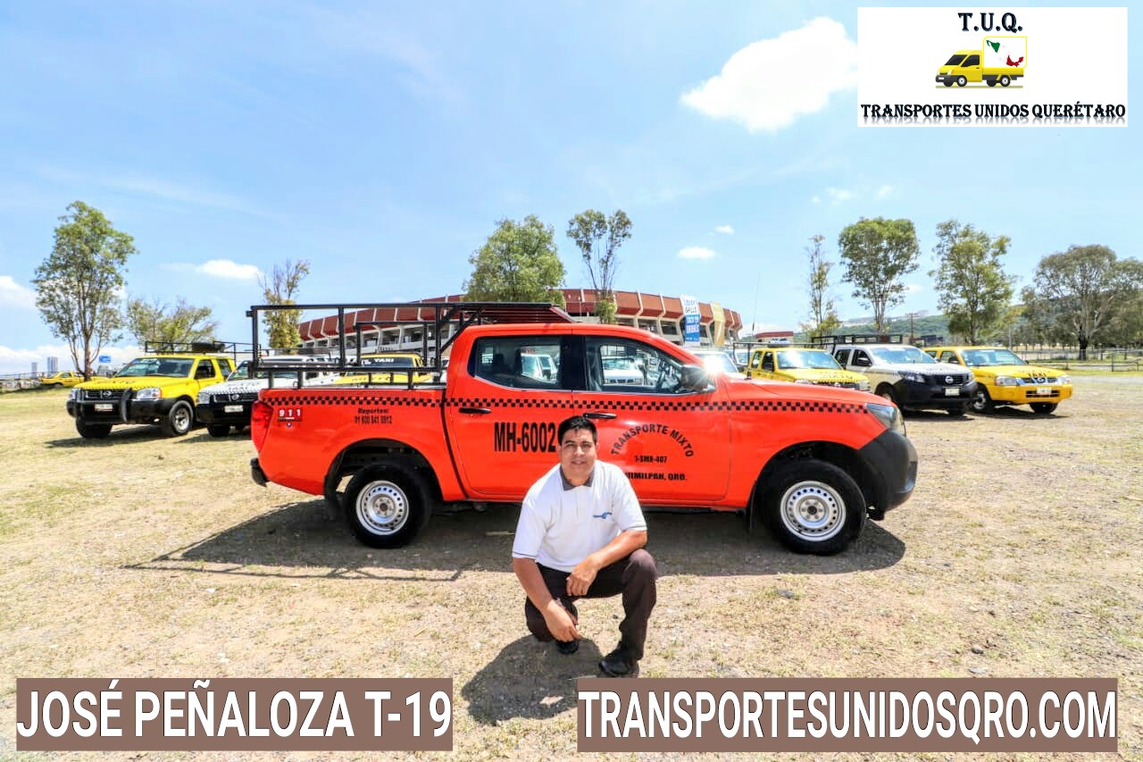 T19 Jose Peñaloza Taxi Mixto Queretaro | Carga Ligera | Fletes y mudanzas