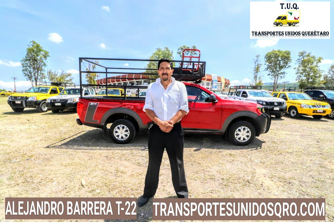 T22 Alejandro Barrera Taxi Mixto Queretaro | Carga Ligera | Fletes y mudanzas