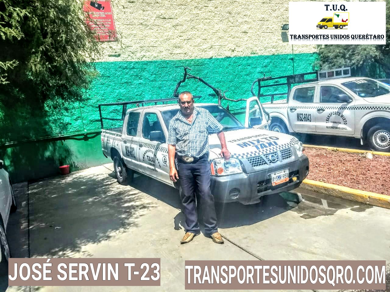 T23 Jose Servin Taxi Mixto Queretaro | Carga Ligera | Fletes y mudanzas