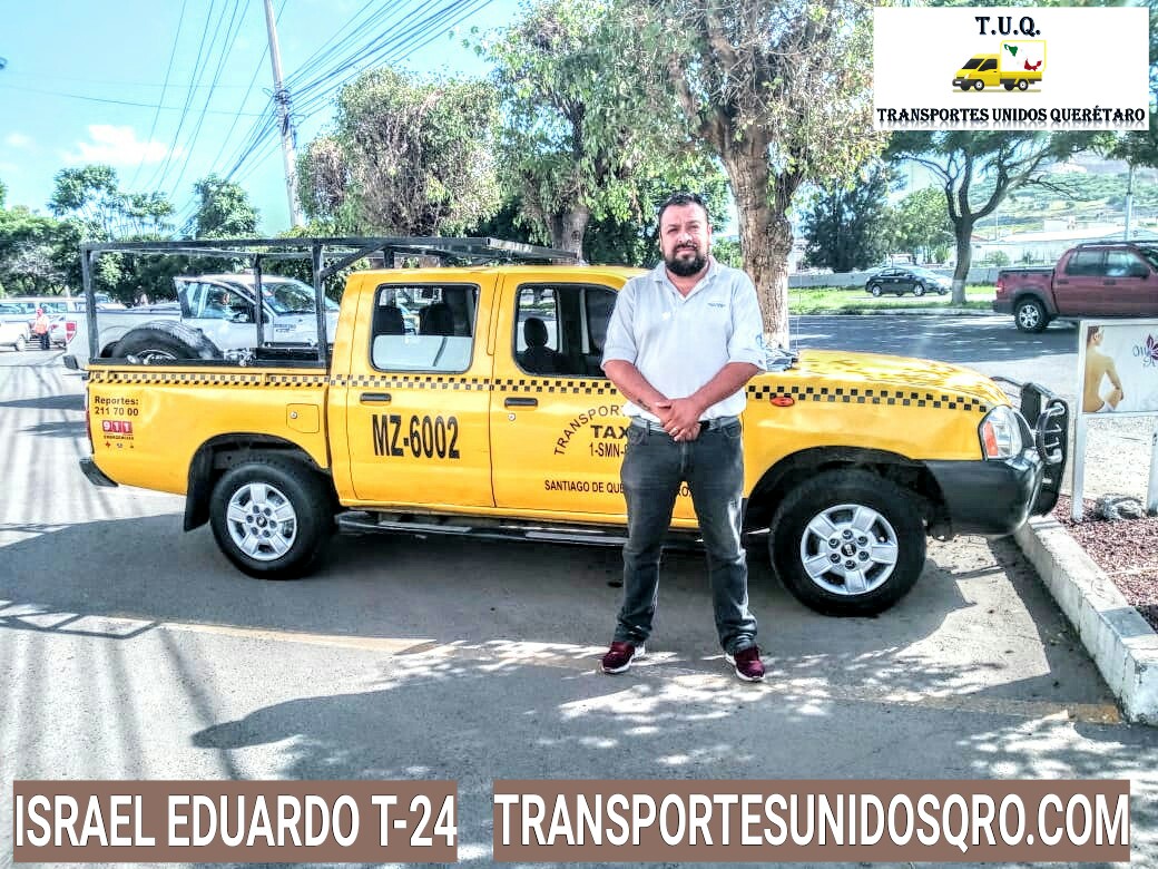 T24 Israel Eduardo Taxi Mixto Queretaro | Carga Ligera | Fletes y mudanzas